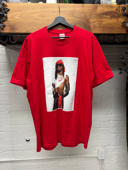 AW2025 Supreme ‘Playboy Carti’ Red Photo T-Shirt