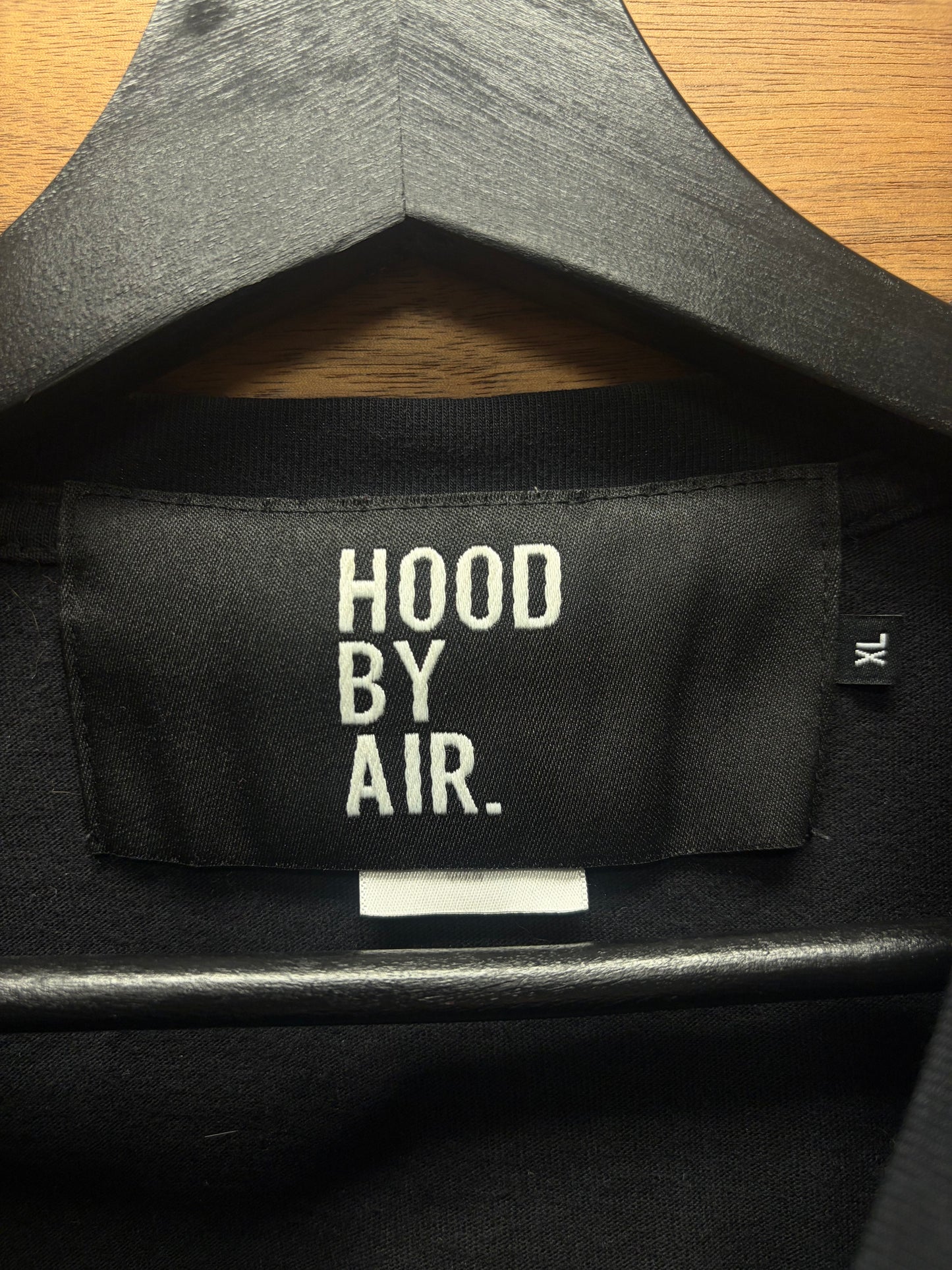 Hood by Air ‘Crosshairs Logo’ Black/Red Long Sleeve Shirt