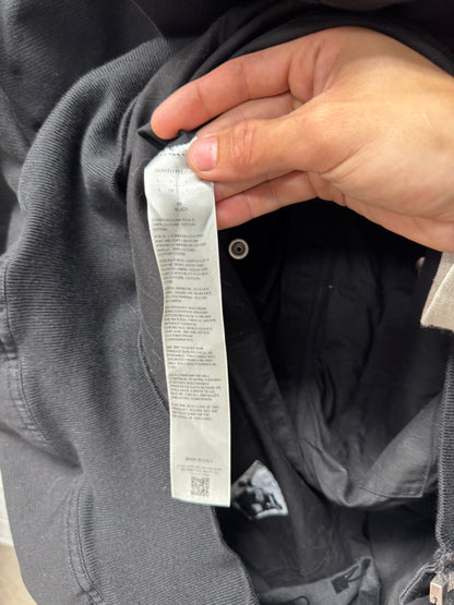Rick Owens Canvas ‘Gimp’ Eye Cutout Full Zip Hoodie