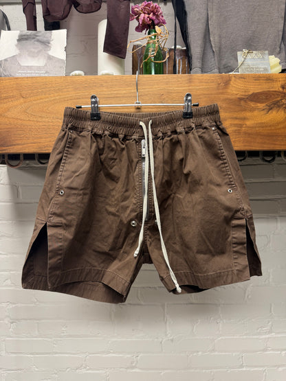 AW2023 Rick Owens ‘Luxor’ Brown ‘Bela’ Boxer Shorts