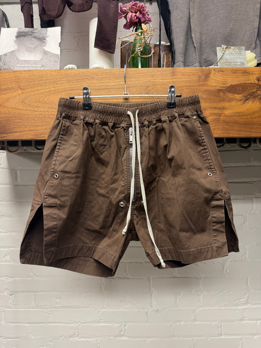AW2023 Rick Owens ‘Luxor’ Brown ‘Bela’ Boxer Shorts