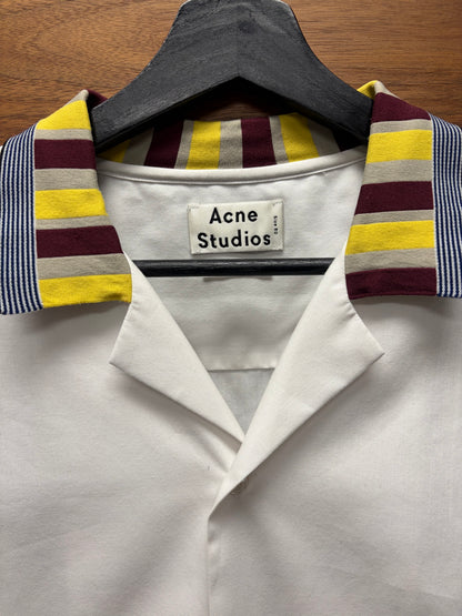 SS2015 Acne Studios Striped Collar ‘Ody’ Bowling Shirt