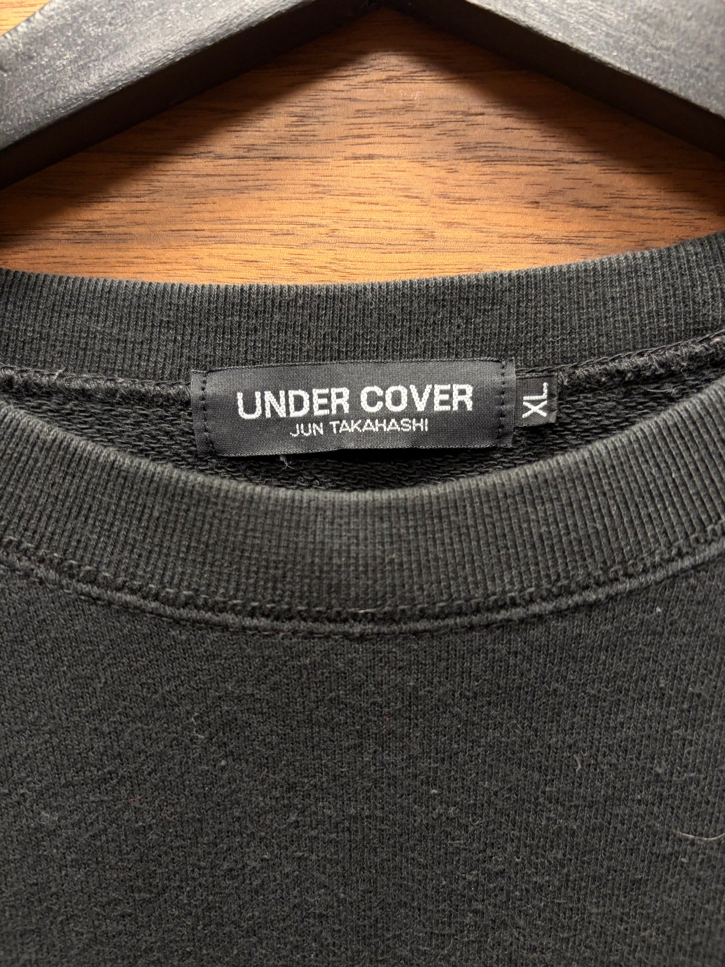Undercover ‘Anarchy’ Skoloct Bear Pointallism Black Logo Sweatshirt