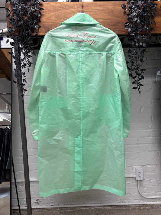 Undercover Translucent Nylon Rain Trench Coat Jacket