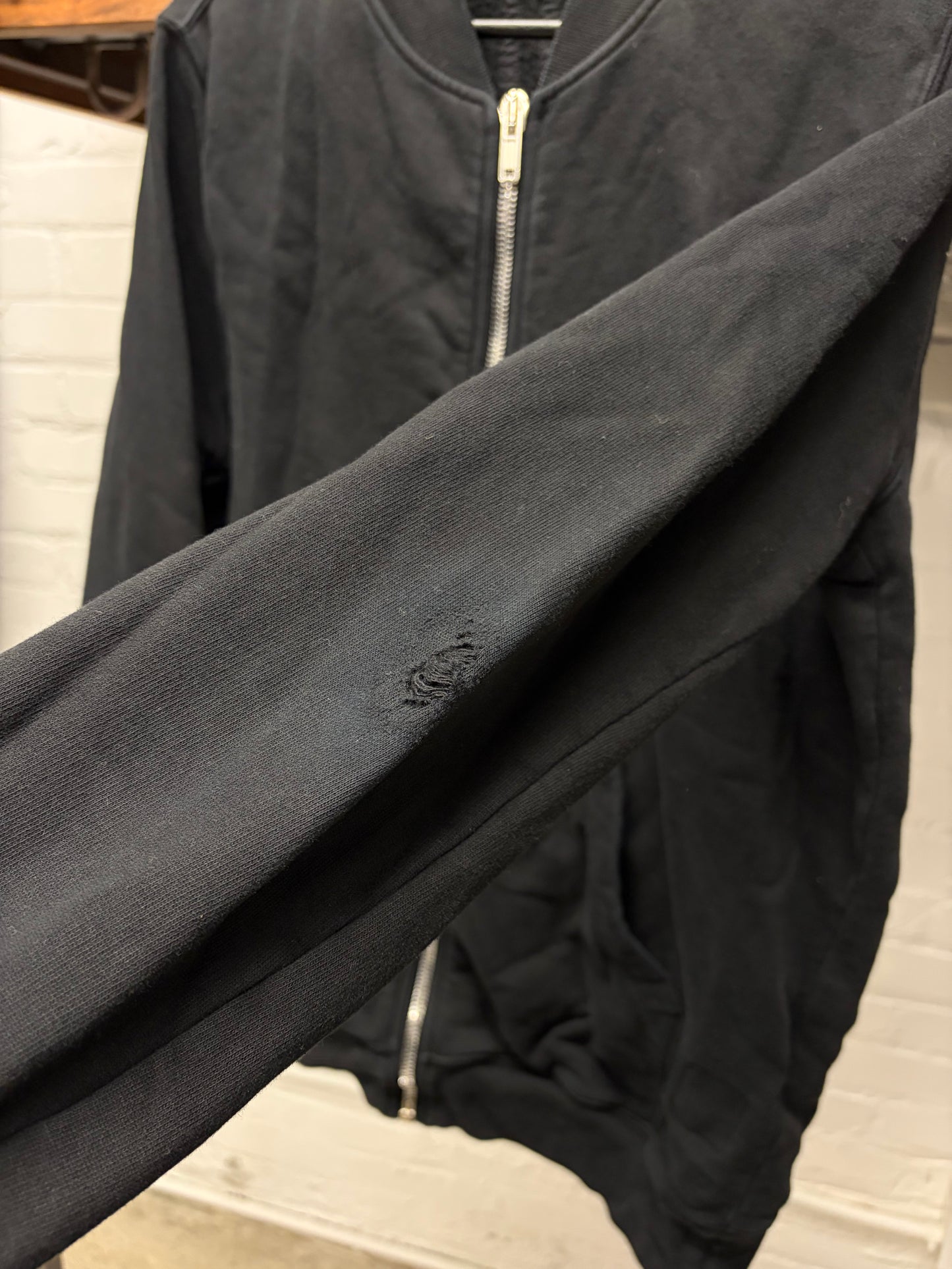 Rick Owens DRKSHDW Cotton Zip-Up Bomber Jacket
