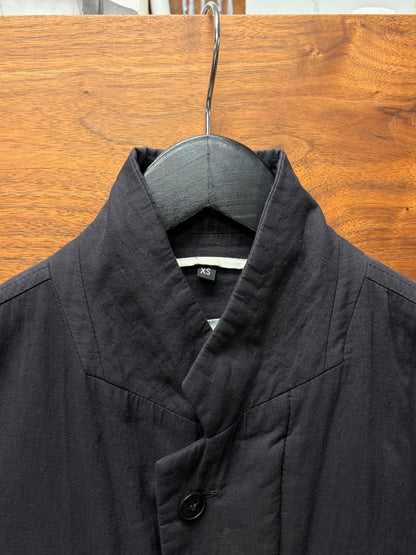 Ann Demeulemeester Black Bondage Strap Cotton Straight Jacket