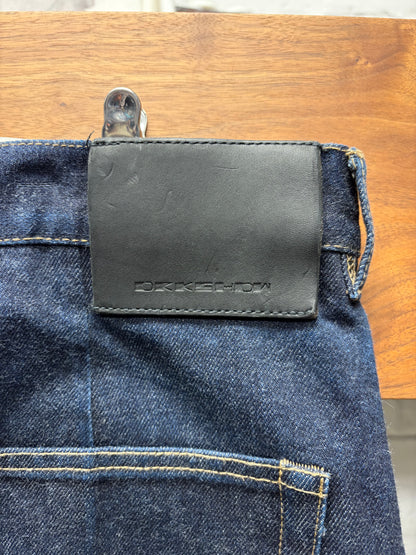 Rick Owens Japanese 16oz ‘Double Knee Geth Cut’ Indigo Denim