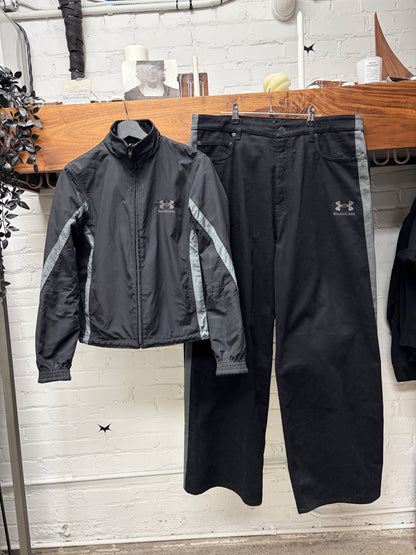 SS2025 Balenciaga x Under Armour Reversible Denim/Tracksuit Jacket