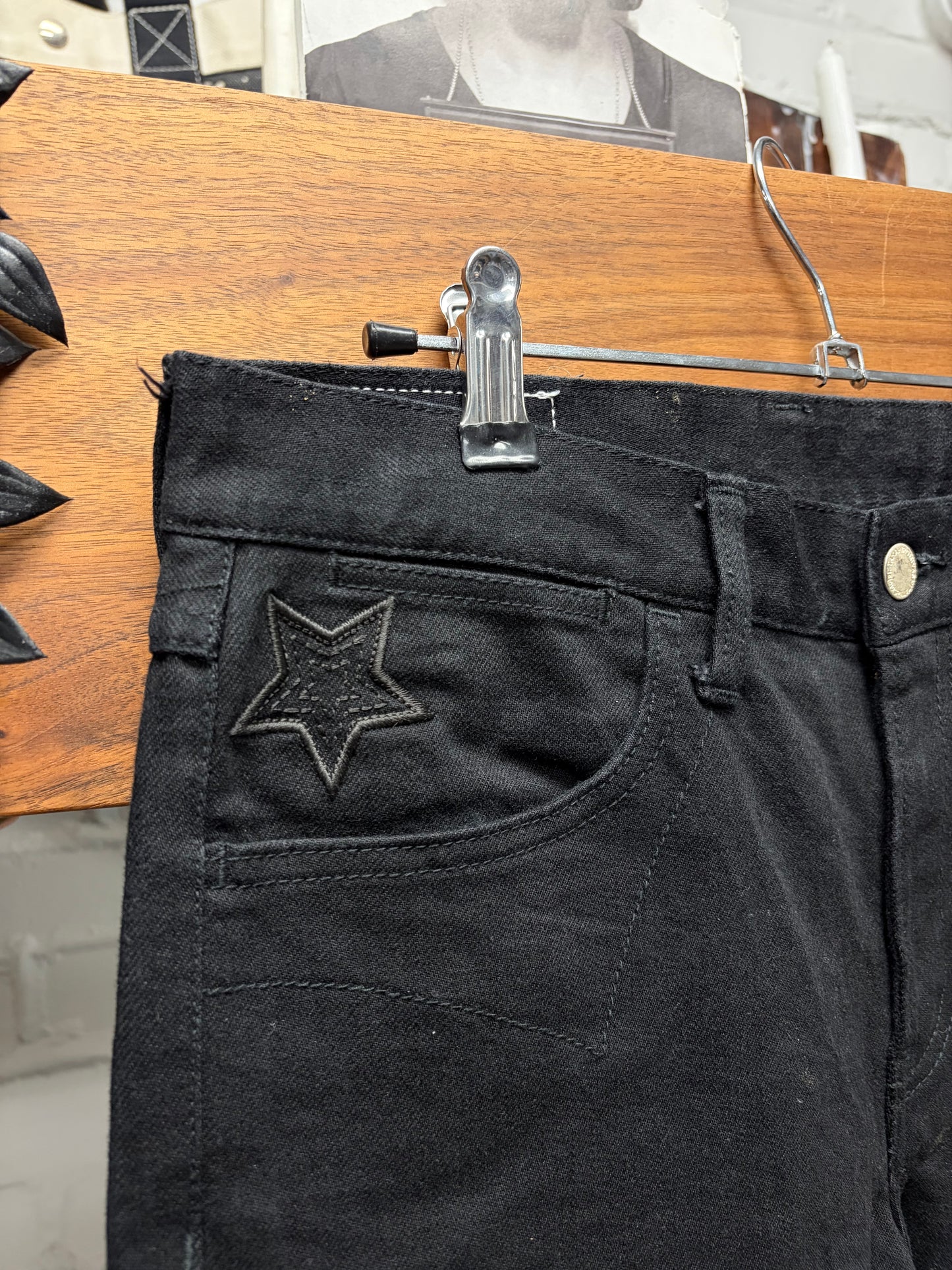 Takahiro Miyashita the Soloist ‘Stars’ Embroidered Black Skinny Jeans