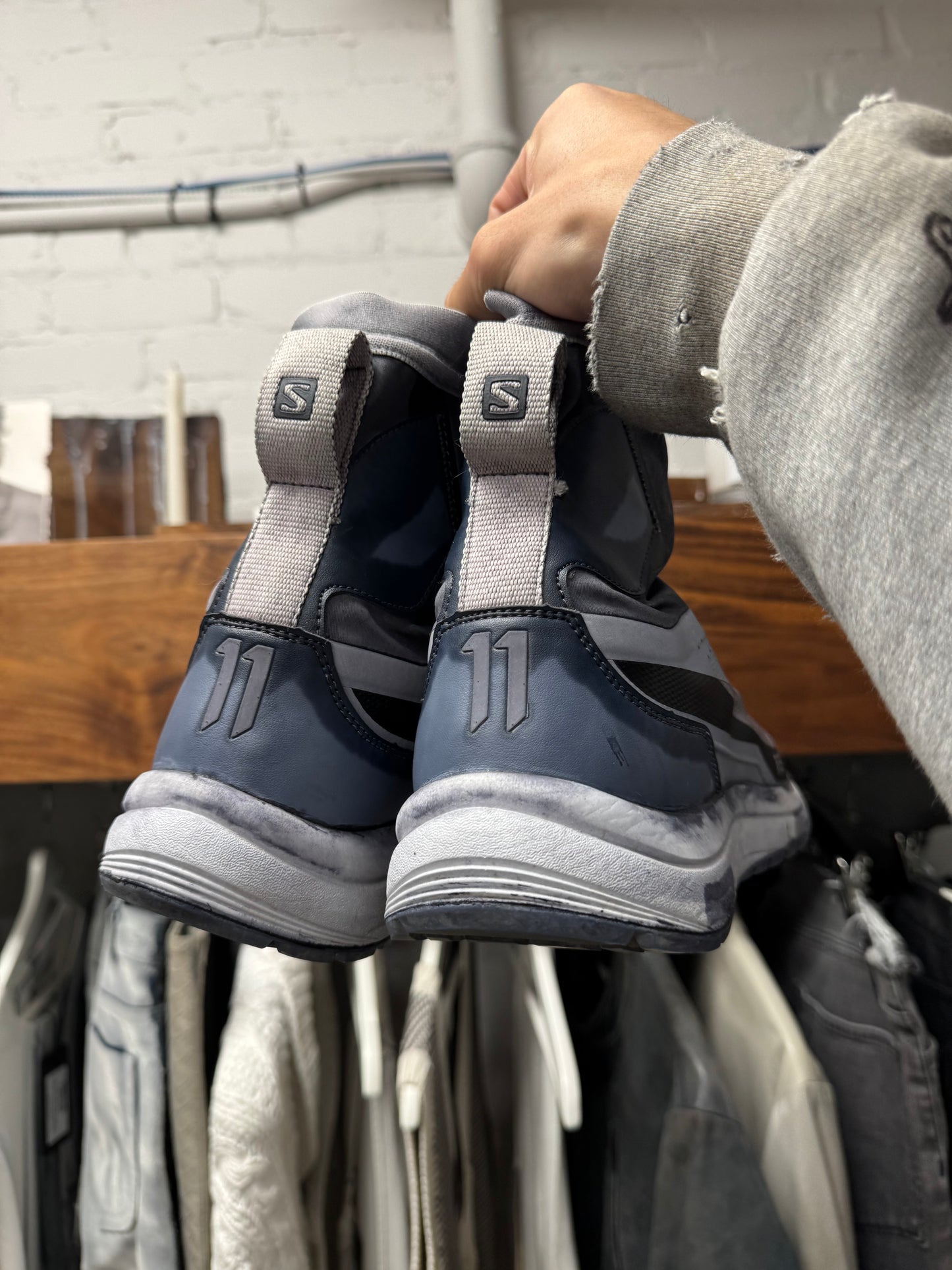 11 by Boris Bidjan Saberi x Salomon ‘Bamba 2’ High Overdyed Purple