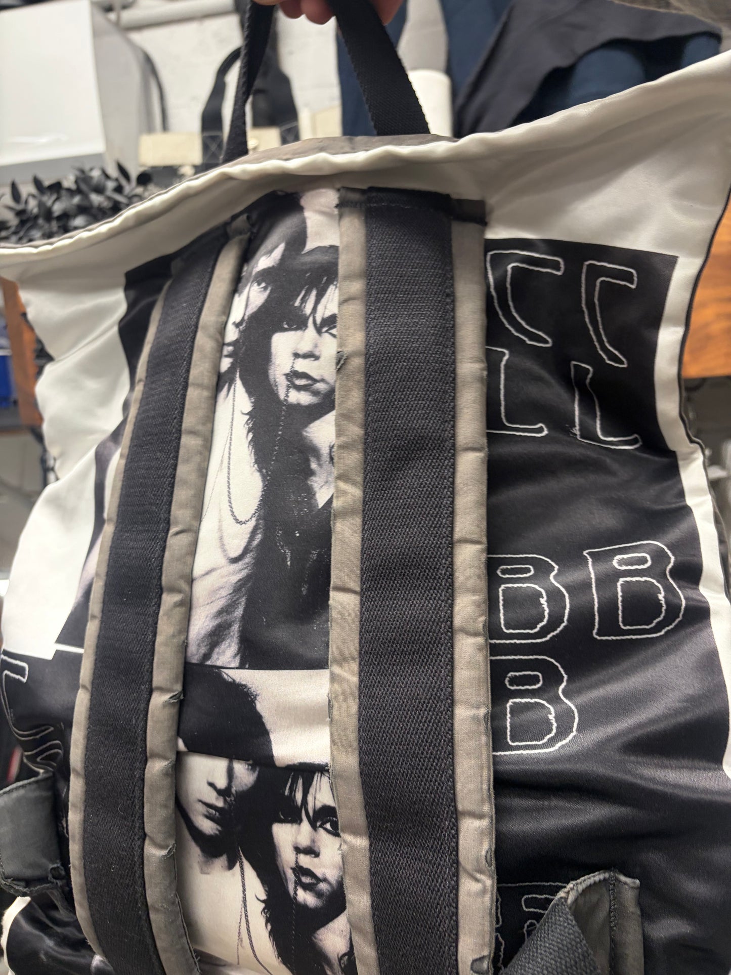 SS2019 Raf Simons x Eastpak ‘Couple’ Black/White Portrait Backpack