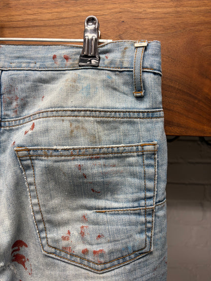 SS2010 Dior Homme ‘Wildcat’ Blood Stain Denim