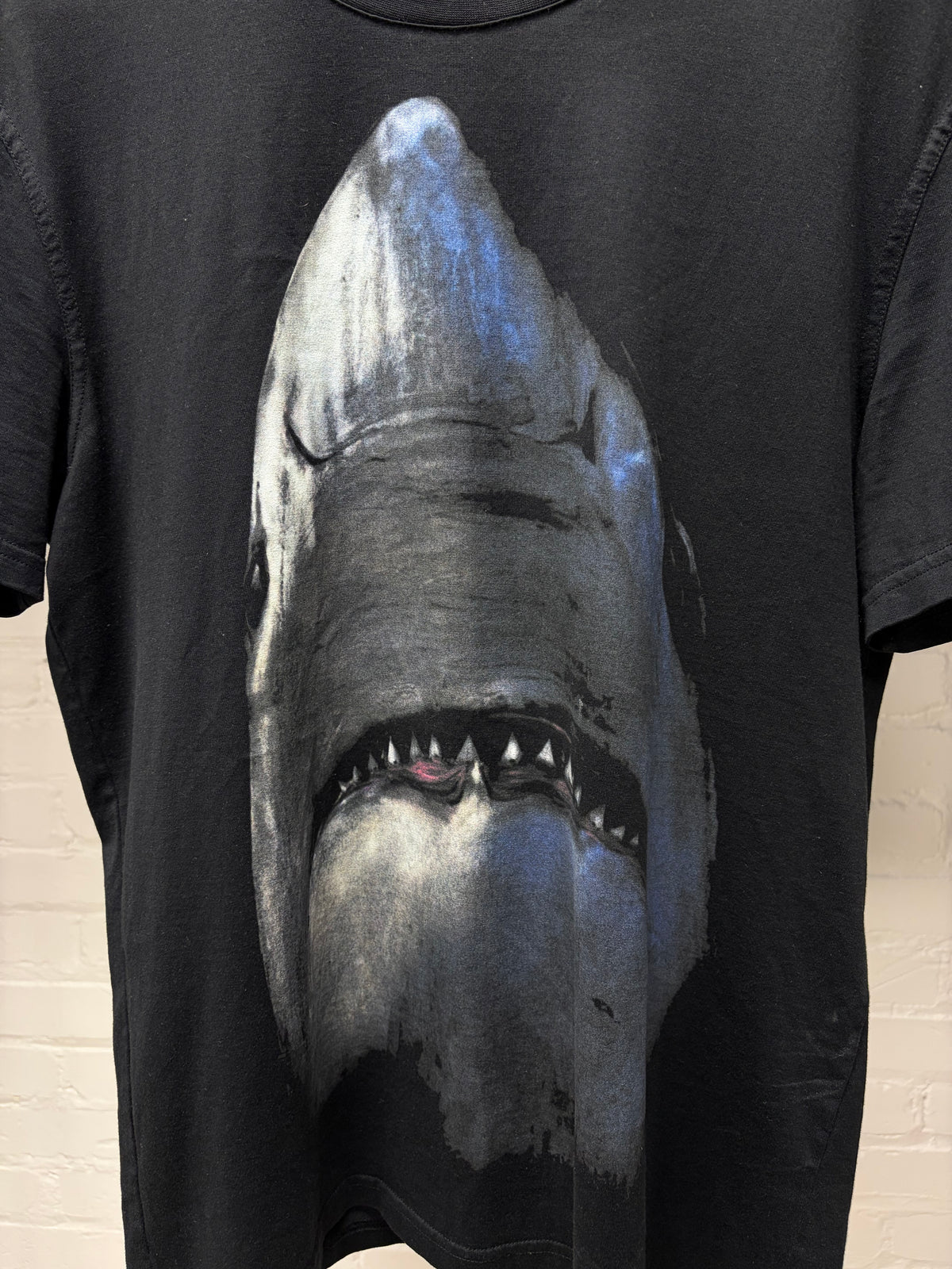 Givenchy by Ricardo Tisci ‘Shark Print’ Black Graphic T-Shirt
