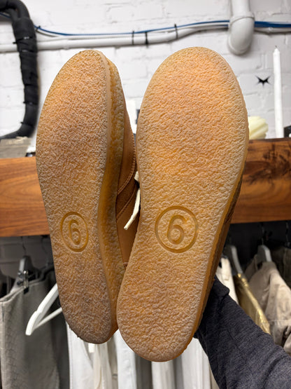 Maison Margiela Gum Sole Leather Low Top Sneakers