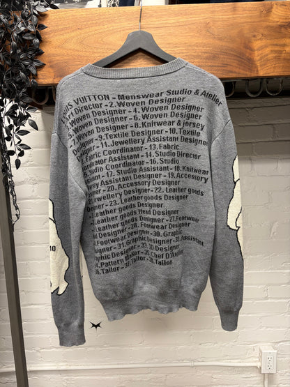 Pre-SS2020 Louis Vuitton by Virgil Abloh ‘Studio’ Jacquard Knit Sweater