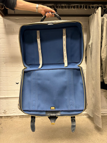 Vintage 1980s Gucci ‘Guccisima’ Monogram Top Handle Canvas Large Luggage Bag