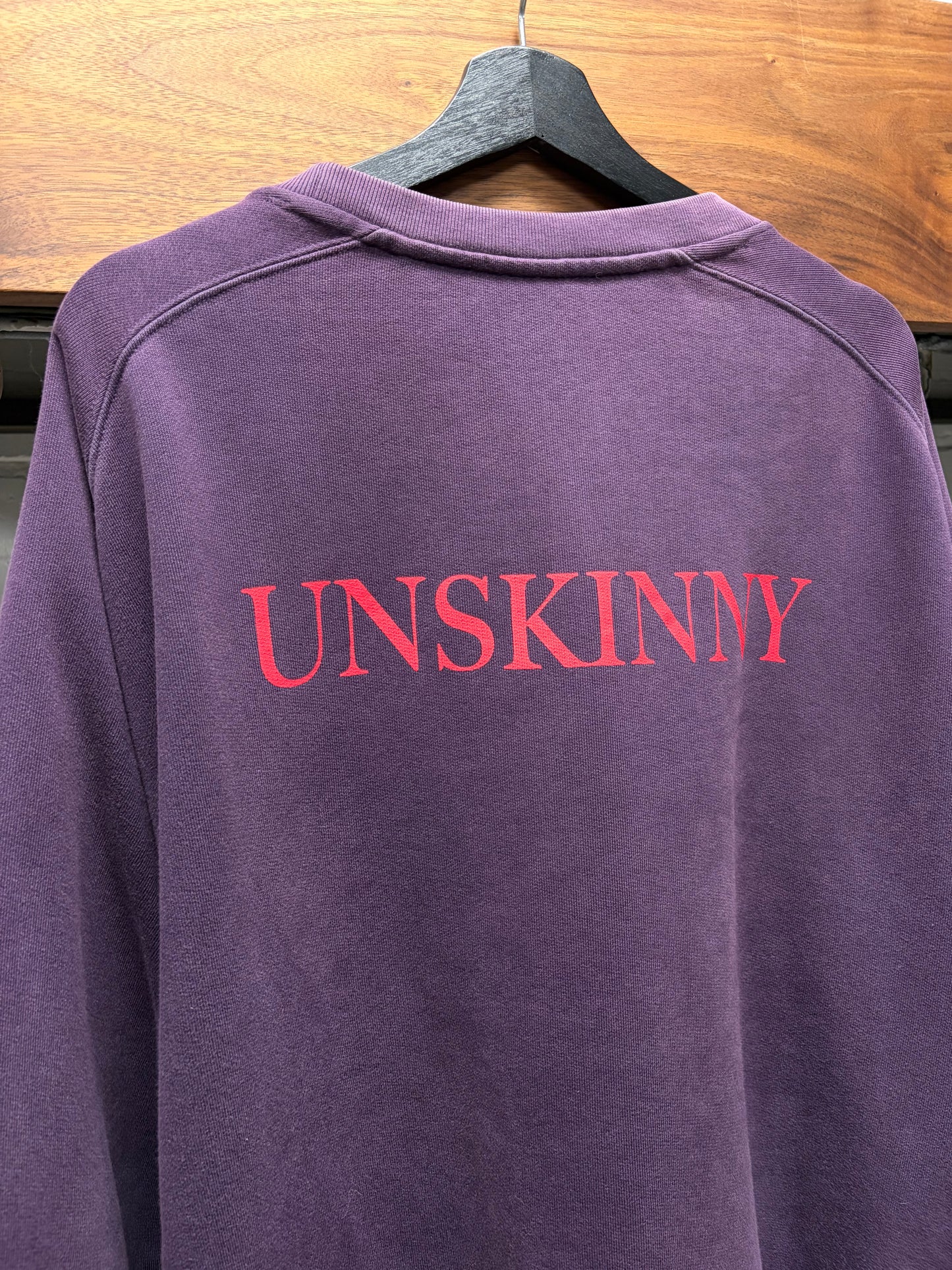 AW2017 Vetements ‘Unskinny’ Oversized Purple Sweatshirt