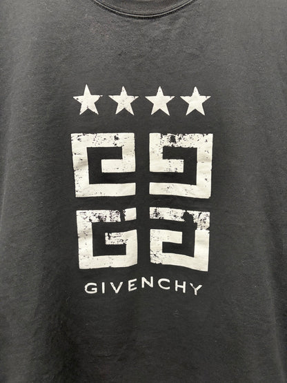 Givenchy ‘4 Stars’ Black Graphic T-Shirt