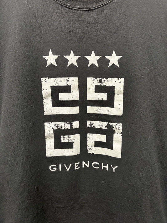 Givenchy ‘4 Stars’ Black Graphic T-Shirt