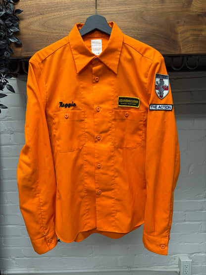 SS2000 Number (N)ine ‘Mechanic’ Patched Button Down Work Shirt