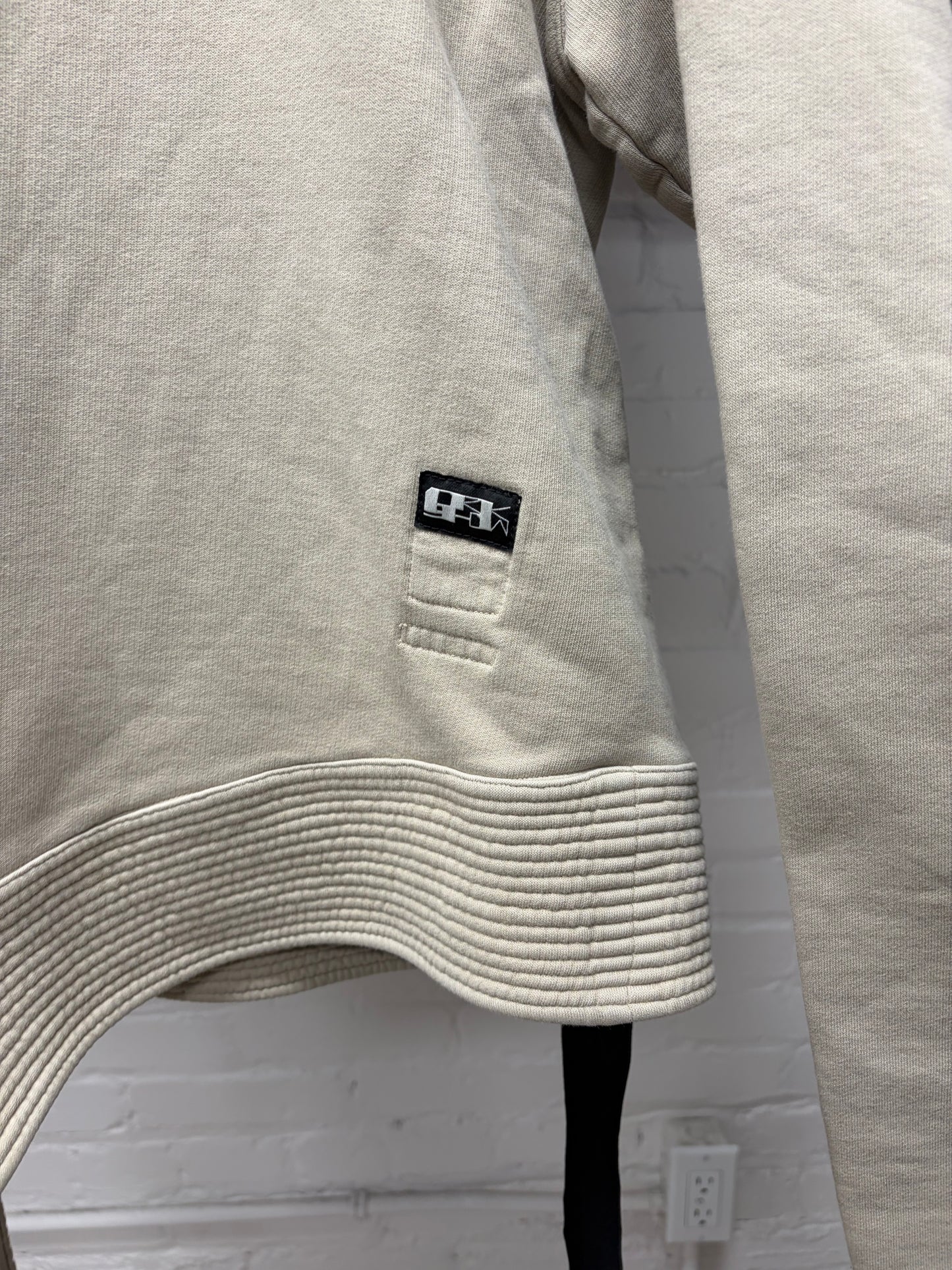 Rick Owens DRKSHDW ‘Creatch Strap’ Pearl Cotton Sweatshirt