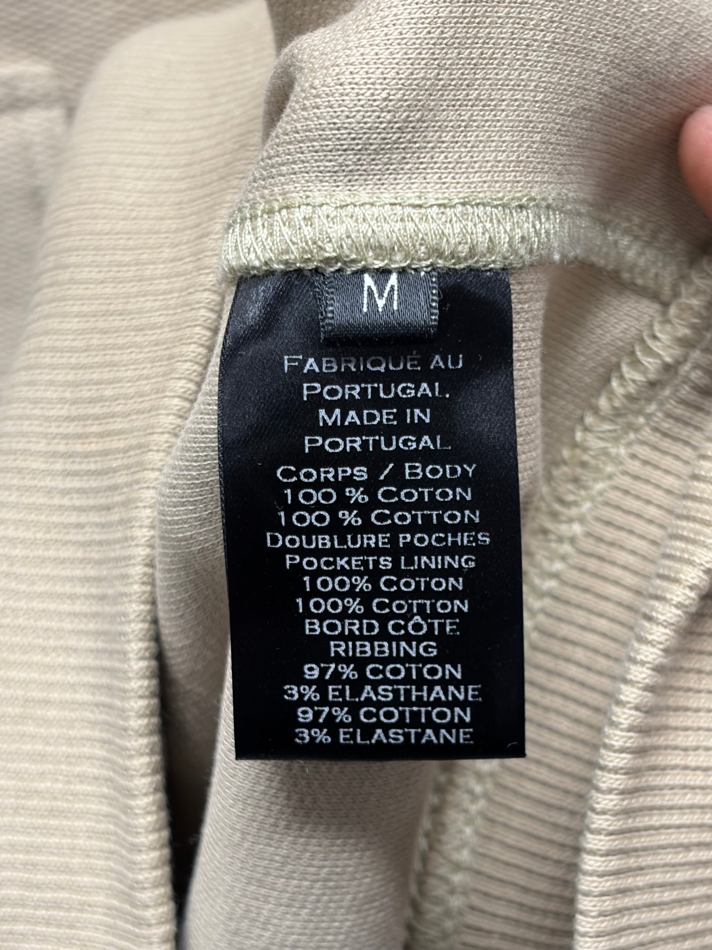 Balmain ‘Harness Lace’ Military Inspired Tan Brown Sweatshirt