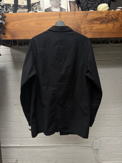 Yohji Yamamoto Pour Homme Black Light Cotton Blazer