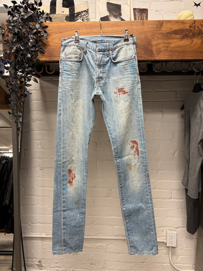 SS2010 Dior Homme ‘Wildcat’ Blood Stain Denim