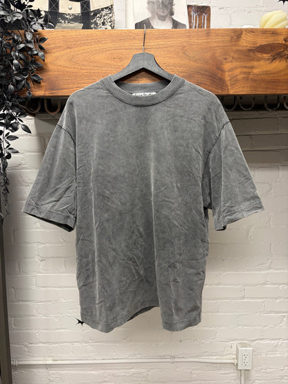 Acne Studios ‘Patch Logo’ Organic Cotton Grey Oversized T-Shirt