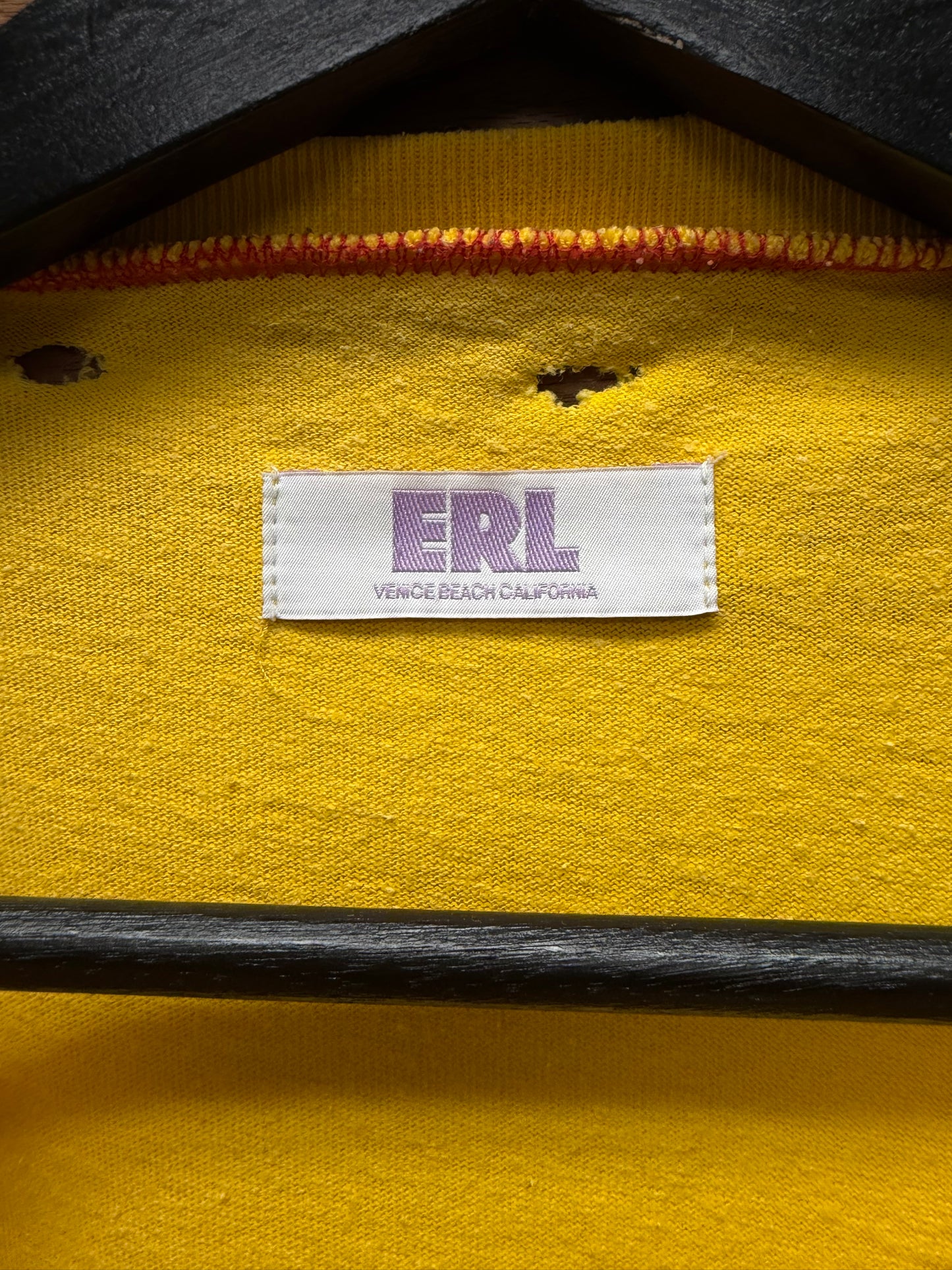 ERL ‘Venice’ Distressed Cotton T-Shirt