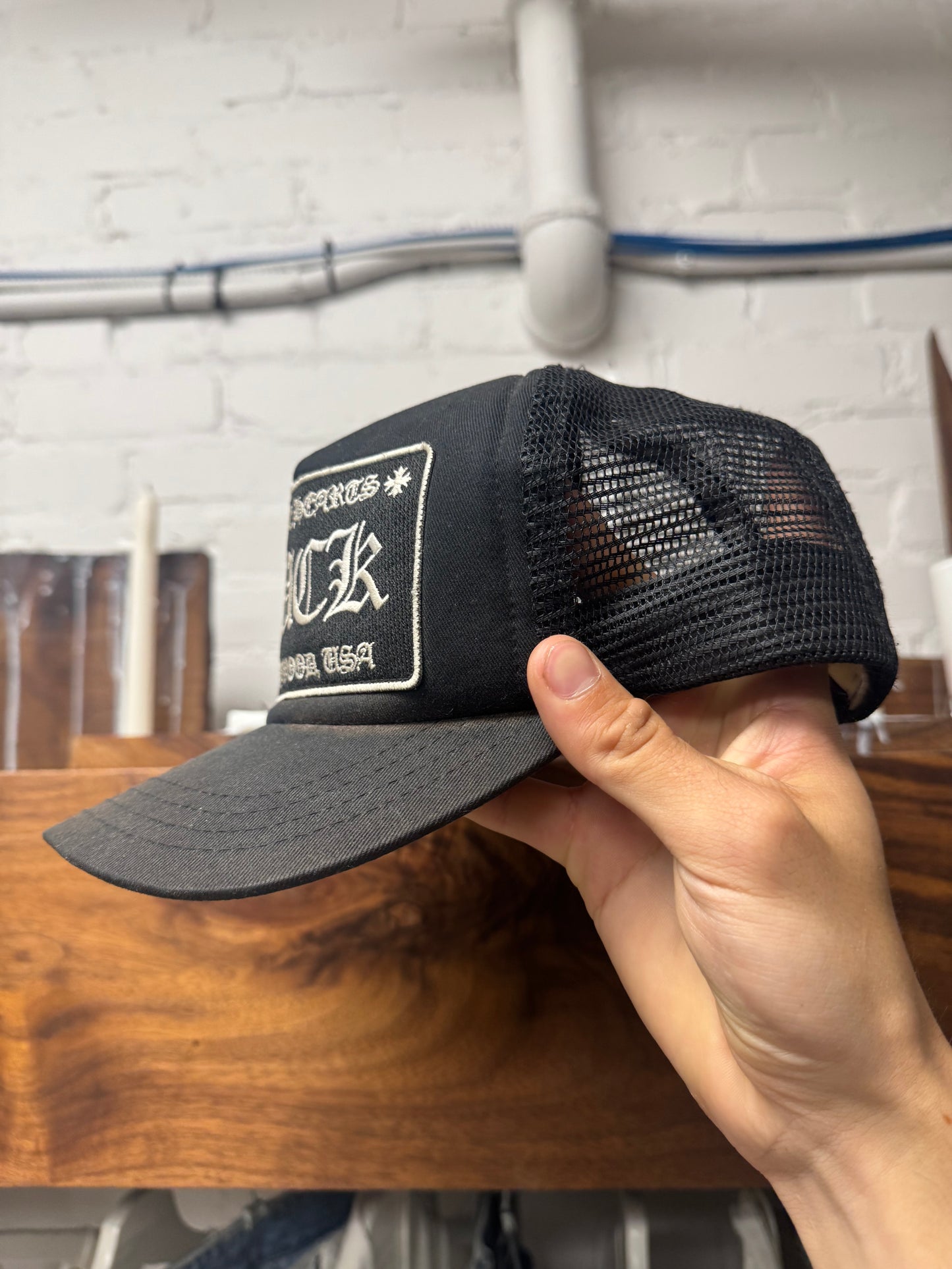 Chrome Hearts ‘Fuck’ Hollywood Exclusive Mesh Trucker Hat