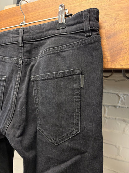 2018 Saint Laurent ‘D02’ Classic Black Skinny Jeans