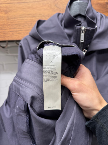 SS21 Rick Owens ‘Phlegethon’ Plum Fishtail Parka