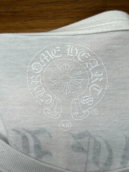 Chrome Hearts ‘Script Logo’ White Short Sleeve Shirt