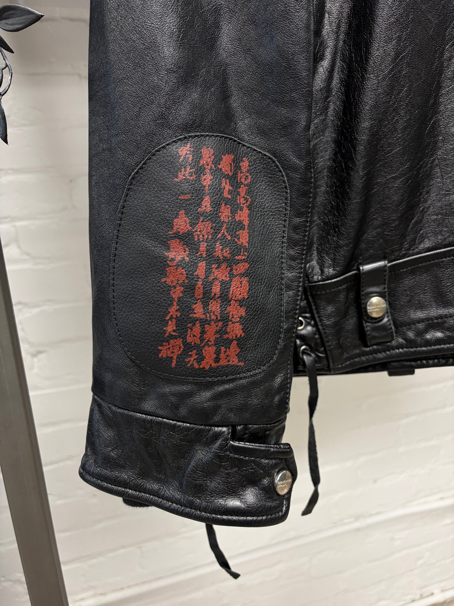 AW2024 Enfants Riches Deprimes ‘Midnight Oil’ Black Leather Jacket