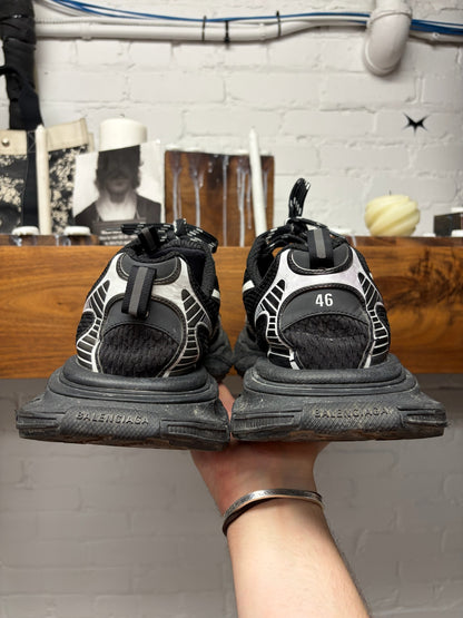 Balenciaga ‘3XL’ Black/Silver Low Top Athletic Sneakers