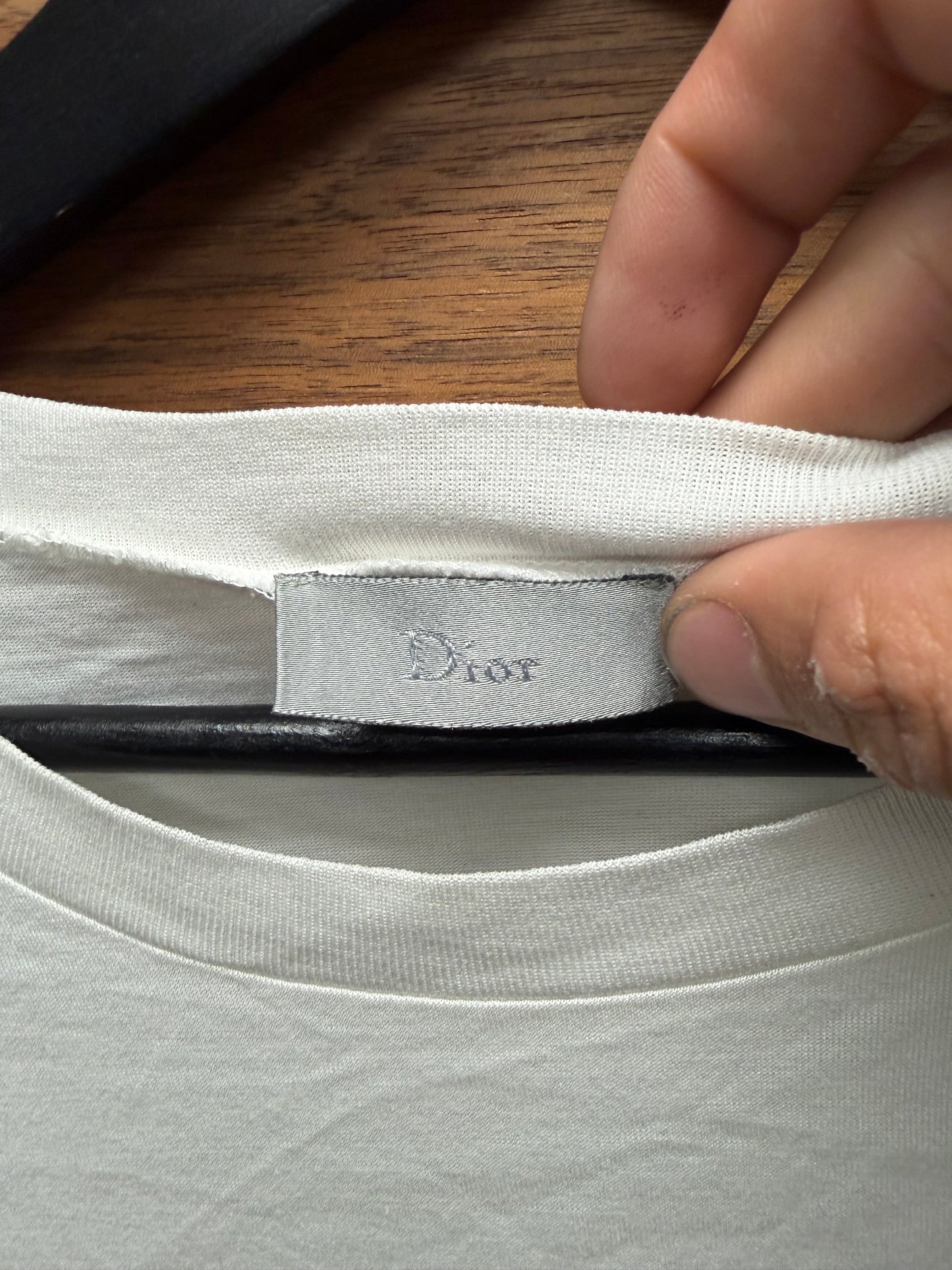 SS2009 Dior Homme ‘Mister Dior’ Oversized White Slogan T-Shirt