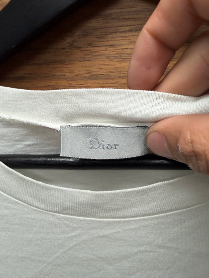 SS2009 Dior Homme ‘Mister Dior’ Oversized White Slogan T-Shirt