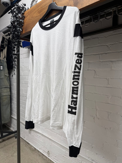 Visvm ‘Harmonized’ White/Black Long Sleeve Shirt