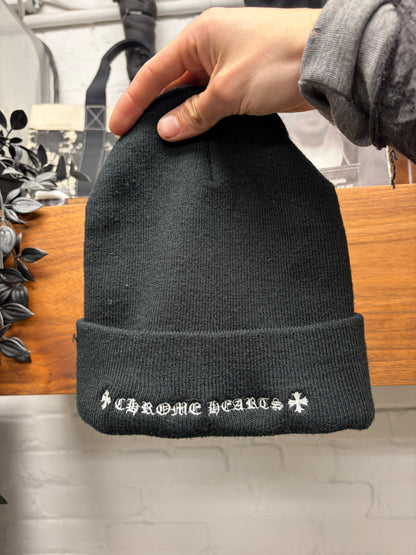 Chrome Hearts x Matty Boy ‘Lips’ Black Embroidered Logo Beanie