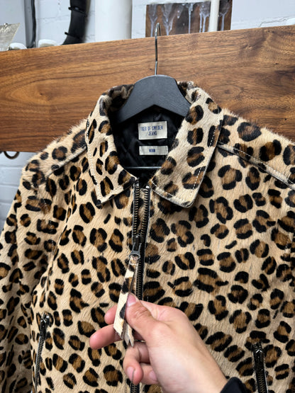 Tiger Of Sweden ‘Pony-Hair’ Leopard Pattern Zip-Up Jacket