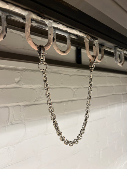 Hysteric Glamour Double Lobster Clasp Silver Waller Chain