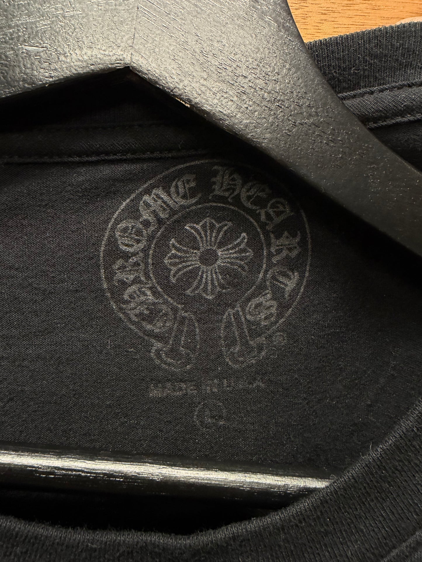 Chrome Hearts Multi-Color ‘Cemetery Cross’ Black Long Sleeve Shirt