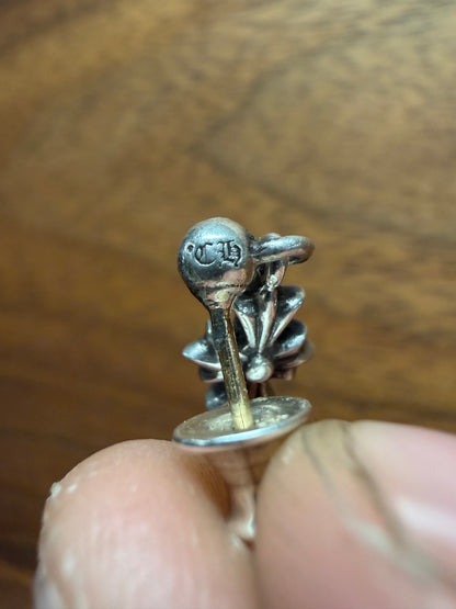 Chrome Hearts ‘Tiny-E Drop’ 925 Silver Earring