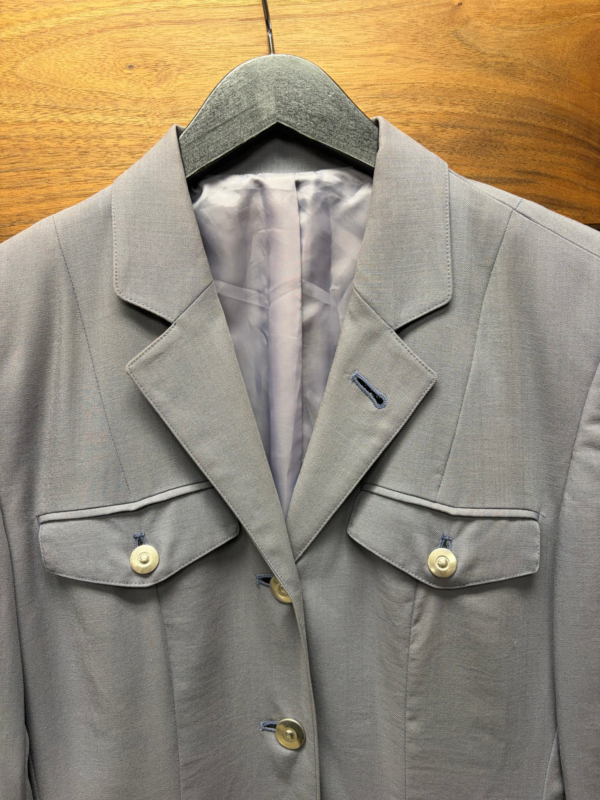 Vintage 1990s Jean Paul Gaultier Junior Lilac Purple Blazer with Zipper Pockets