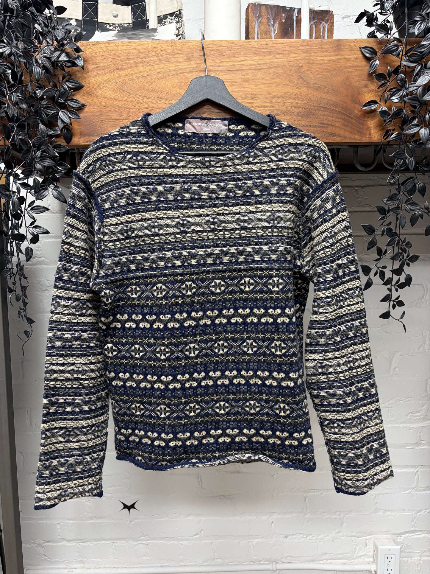 AW2000 Comme Des Garçons Homme Plus Nordic Knit Sweater