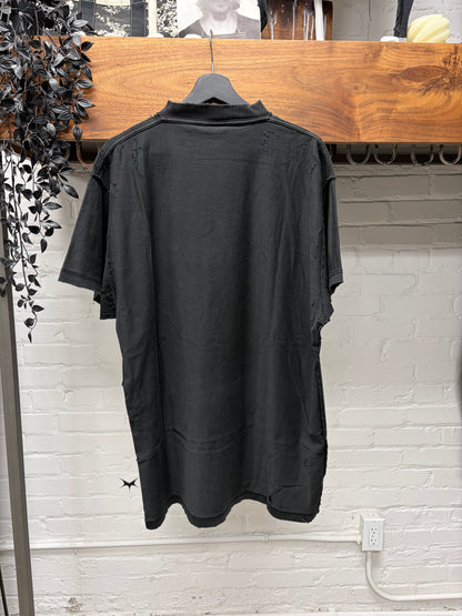 SS2024 Balenciaga ‘Antwerpen’ Distressed Short Sleeve Shirt