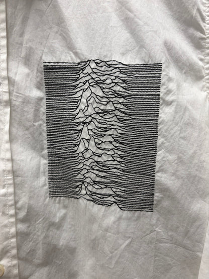 Raf Simons Archive Redux ‘Closer’ Joy Division White Oversized Button Up Shirt