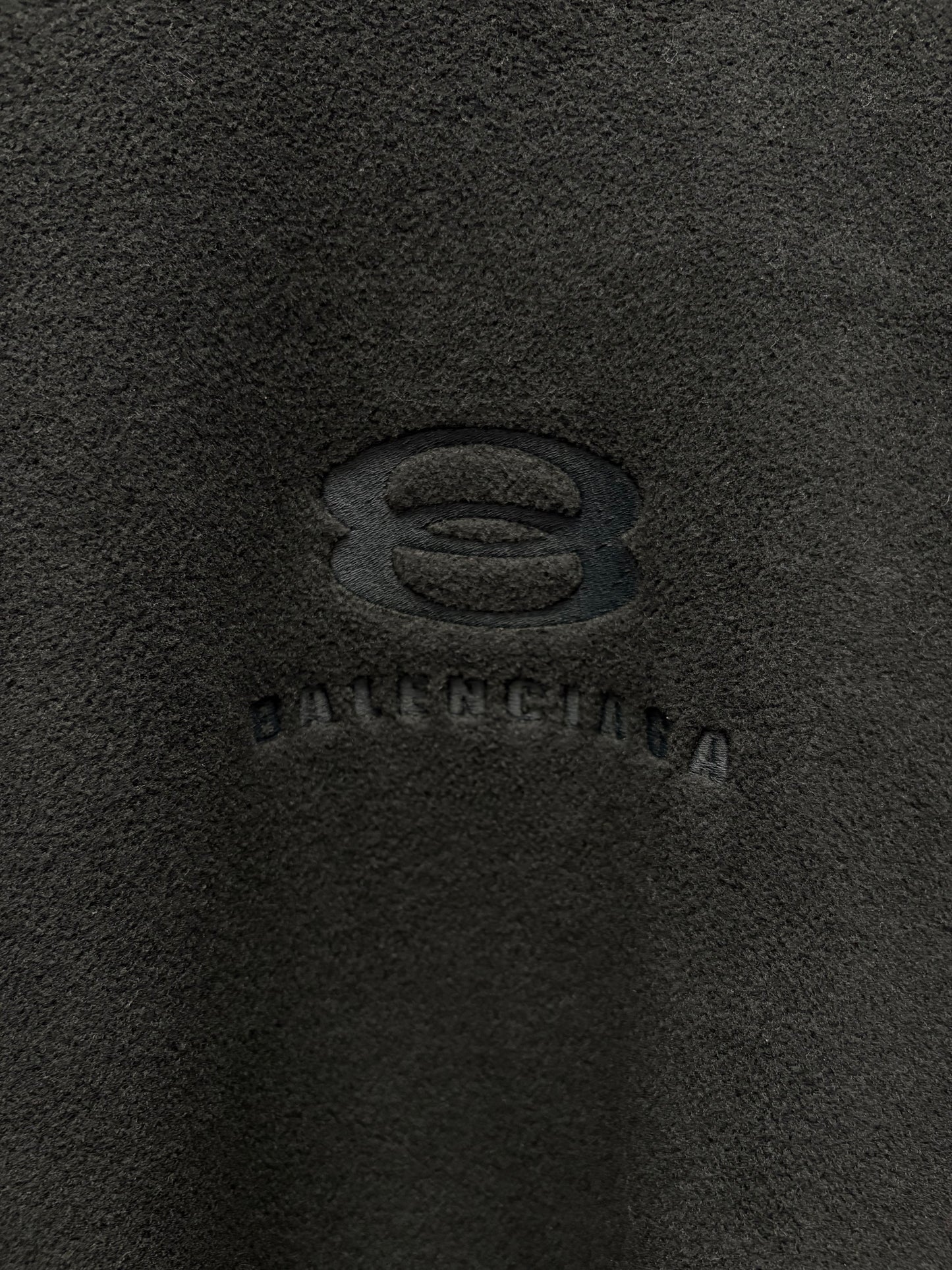 AW2023 Balenciaga ‘Unity Sports Icon’ Logo Black Fleece Sweatshirt