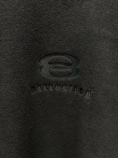 AW2023 Balenciaga ‘Unity Sports Icon’ Logo Black Fleece Sweatshirt